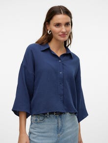 Vero Moda VMNATALI Shirt -Navy Blazer - 10279685