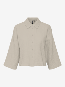 Vero Moda VMNATALI Hemd -Oatmeal - 10279685