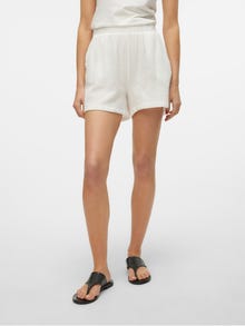 Vero Moda VMNATALI Hlače kratke dolžine -Snow White - 10279687