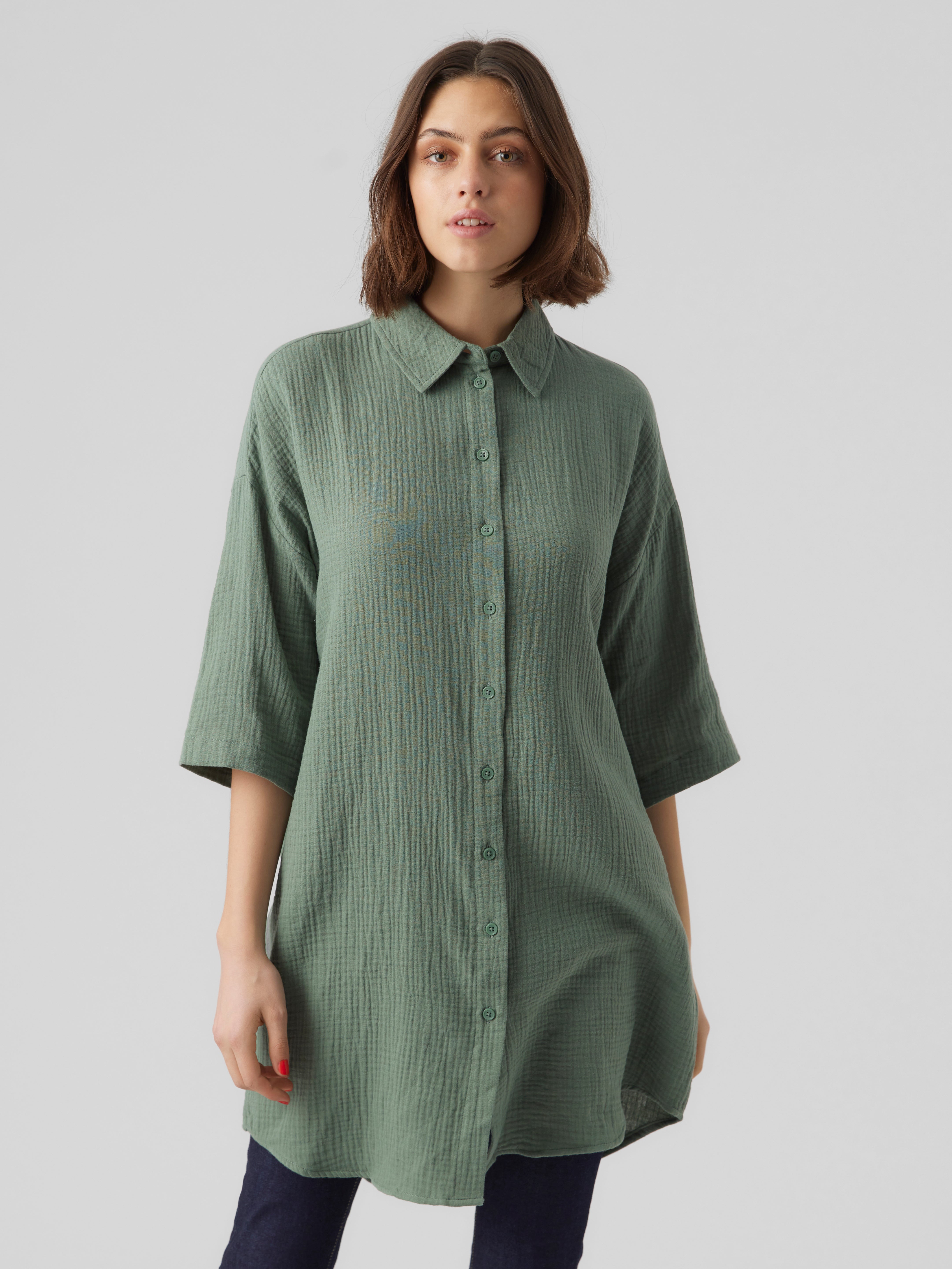 Skjorte Mellemgrøn | Vero
