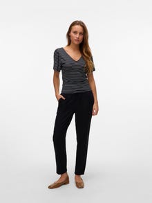 Vero Moda VMJESMILO Cintura média Calças -Black - 10279691