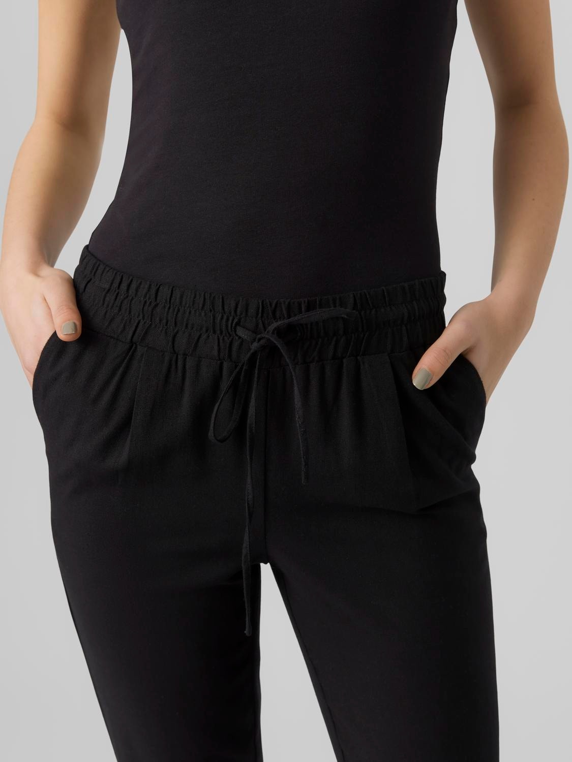 Vero Moda VMJESMILO Trousers -Black - 10279691