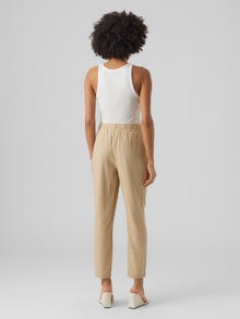 Vero Moda VMJESMILO Mellemhøj talje Bukser -Irish Cream - 10279691