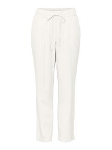 Vero Moda VMJESMILO Cintura media Pantalones -Snow White - 10279691