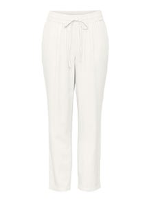 Vero Moda VMJESMILO Taille moyenne Pantalons -Snow White - 10279691