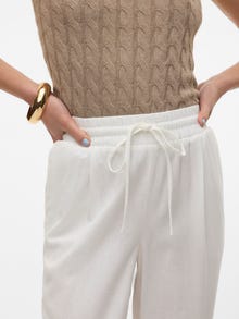 Vero Moda VMJESMILO Taille moyenne Pantalons -Snow White - 10279691