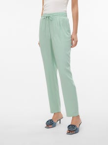 Vero Moda VMJESMILO Mid waist Trousers -Silt Green - 10279691