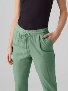 Vero Moda VMJESMILO Mittlere Taille Hose -Hedge Green - 10279691