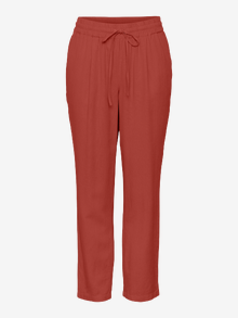Vero Moda VMJESMILO Mittlere Taille Hose -Barn Red - 10279691