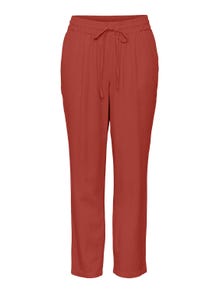 Vero Moda VMJESMILO Trousers -Barn Red - 10279691