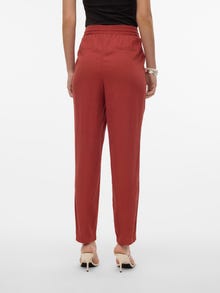 Vero Moda VMJESMILO Mittlere Taille Hose -Barn Red - 10279691