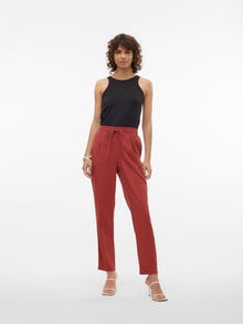 Vero Moda VMJESMILO Mittlere Taille Hose -Barn Red - 10279691