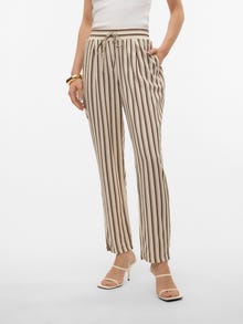Vero Moda VMJESMILO Medelhög midja Byxor -Birch - 10279691