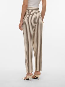 Vero Moda VMJESMILO Medelhög midja Byxor -Birch - 10279691