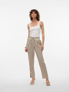 Vero Moda VMJESMILO Medelhög midja Byxor -Birch - 10279691