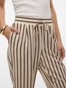 Vero Moda VMJESMILO Medelhög midja Byxor -Birch - 10279691