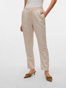 Vero Moda VMJESMILO Mid waist Broek -Silver Lining - 10279691