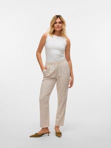 Vero Moda VMJESMILO Mid waist Broek -Silver Lining - 10279691