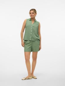 Vero Moda VMJESMILO Shorts -Hedge Green - 10279694