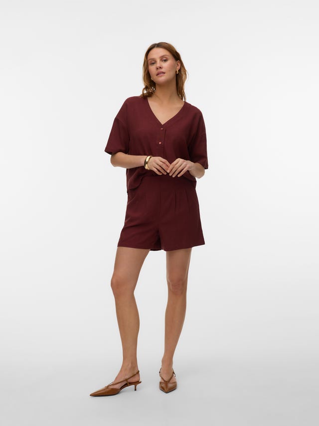Short Bleu à Motifs Femme Vero Moda Gili | Espace des marques Short Bleu à Motifs Femme Vero Moda Gili | Espace des marques