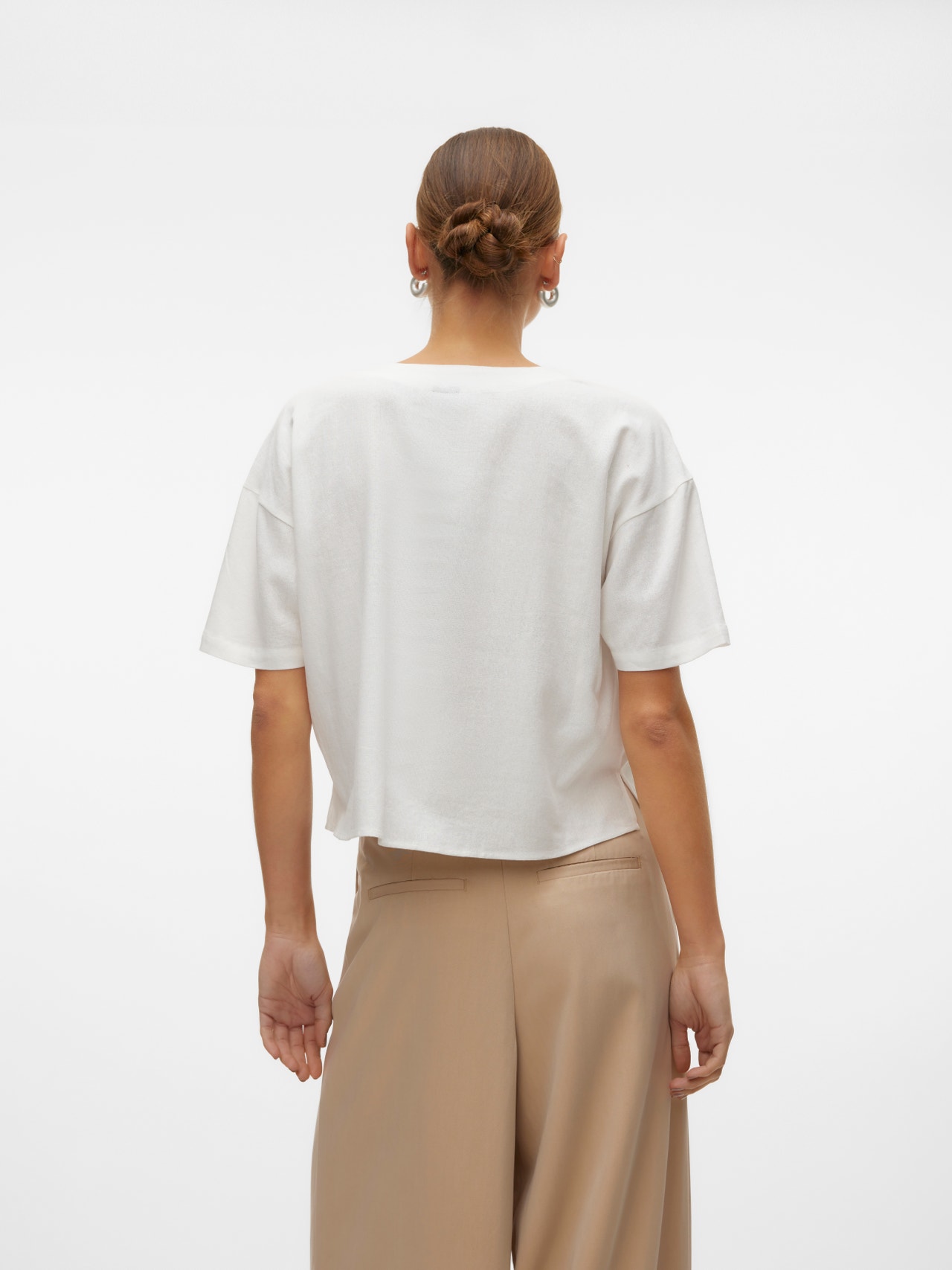 Vero Moda Tavapärane lõige Särgikrae Laiad varrukad Särk -Snow White - 10279696