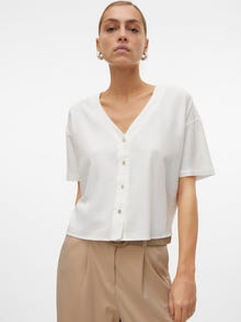 Vero Moda Tavapärane lõige Särgikrae Laiad varrukad Särk -Snow White - 10279696