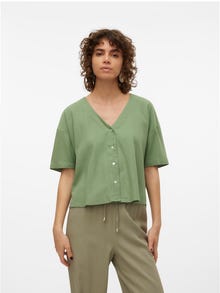Vero Moda VMJESMILO Overhemd -Hedge Green - 10279696