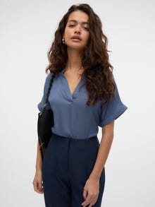 Vero Moda VMBEAUTY Shirt -China Blue - 10279697