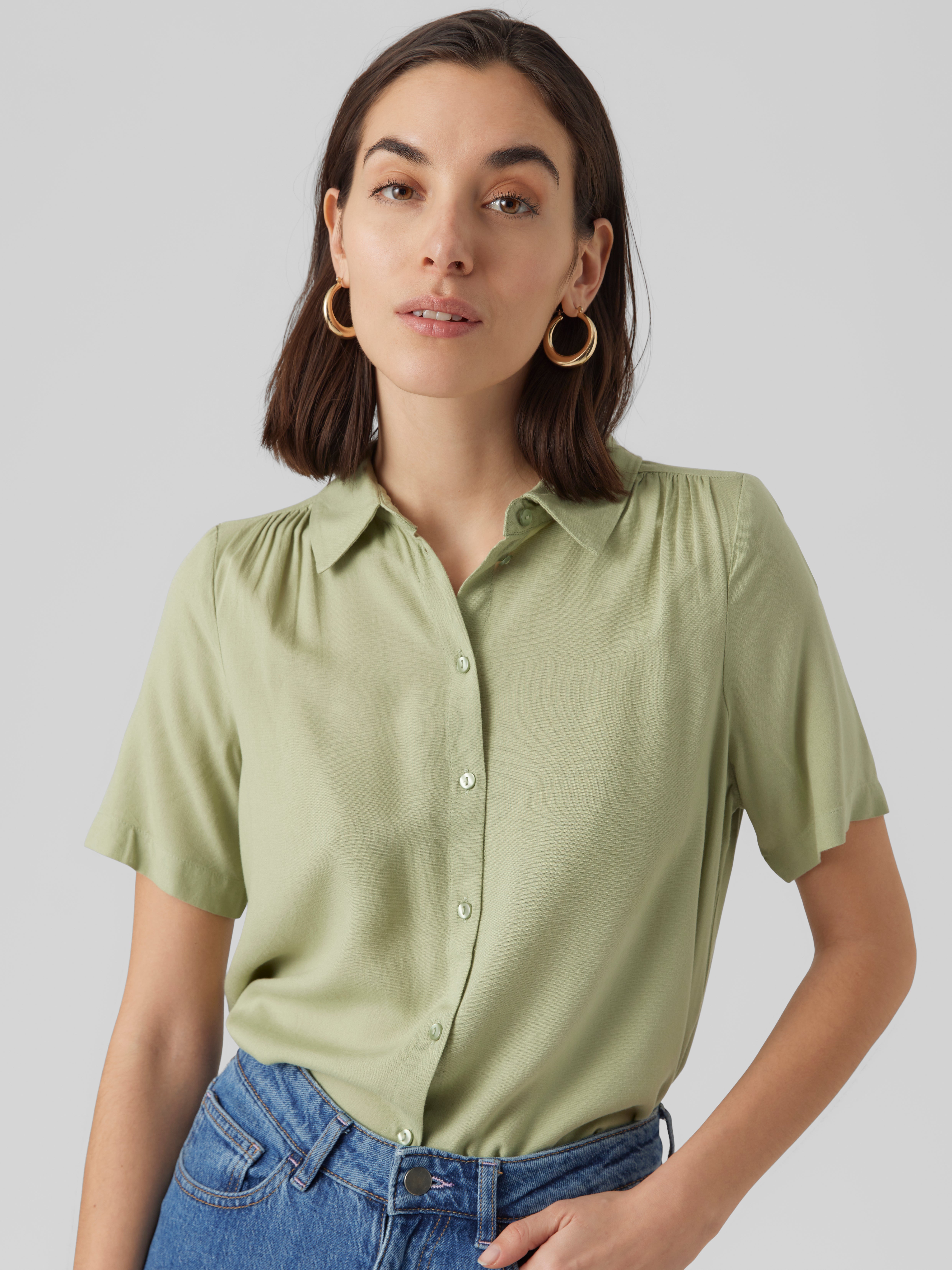 Skjorte Mellemgrøn | Vero