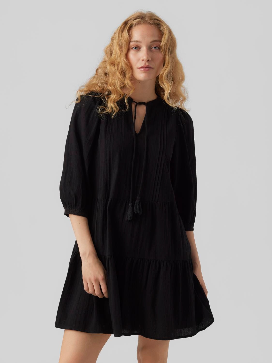 Vero Moda VMPRETTY Kort kjole -Black - 10279712