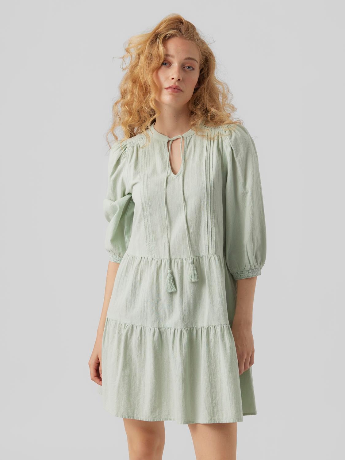 Vero Moda VMPRETTY Korte jurk -Silt Green - 10279712