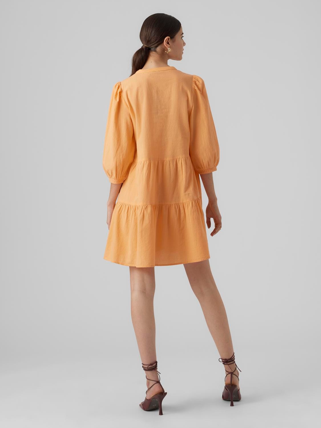 Vero Moda VMPRETTY Korte jurk -Mock Orange - 10279712