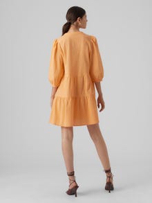 Vero Moda VMPRETTY Kort klänning -Mock Orange - 10279712