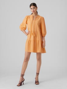 Vero Moda VMPRETTY Kort kjole -Mock Orange - 10279712