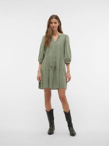 Vero Moda VMPRETTY Kort kjole -Hedge Green - 10279712