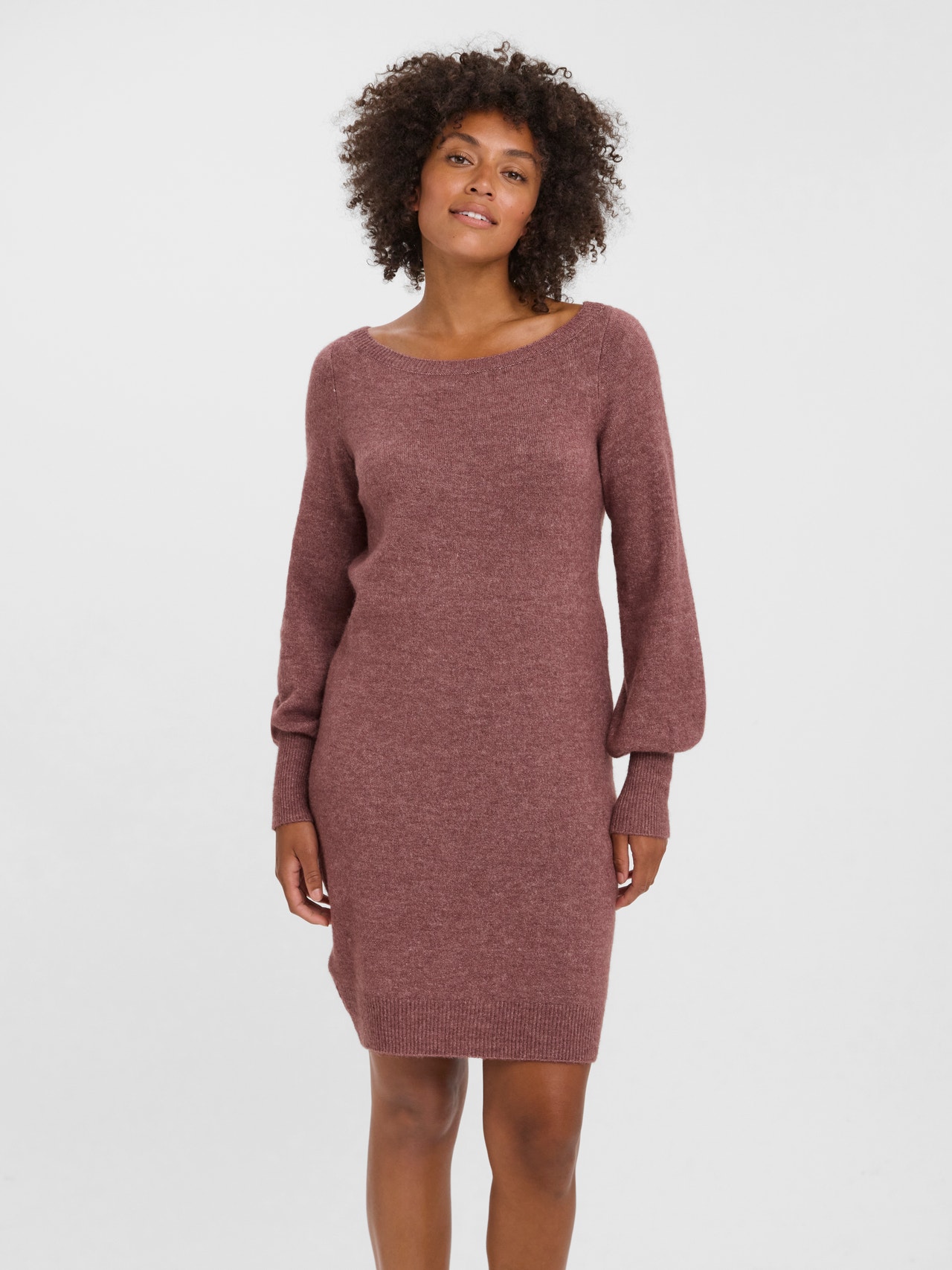 Vero Moda VMSIMONE Krótka sukienka -Rose Brown - 10279752