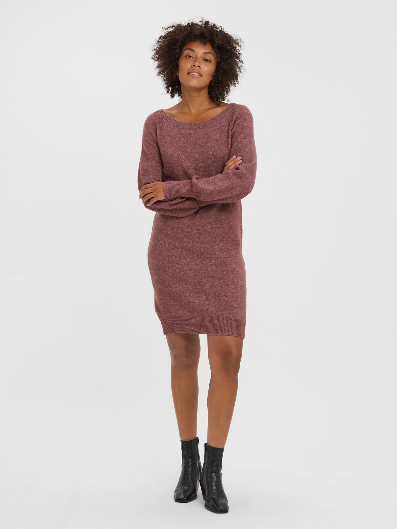 Vero Moda VMSIMONE Korte jurk -Rose Brown - 10279752