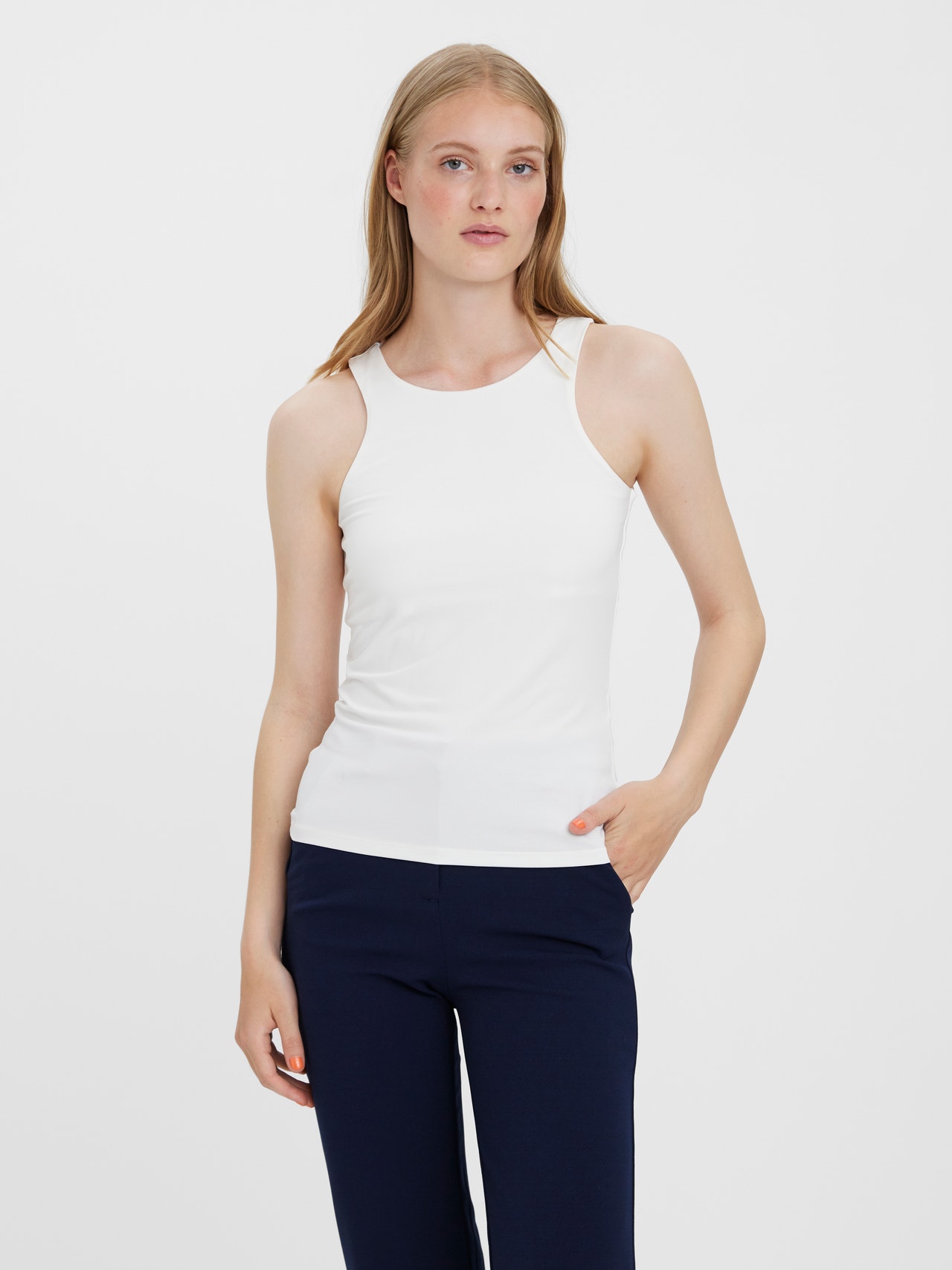 Vero Moda VMBIANCA T-skjorte -Snow White - 10279787