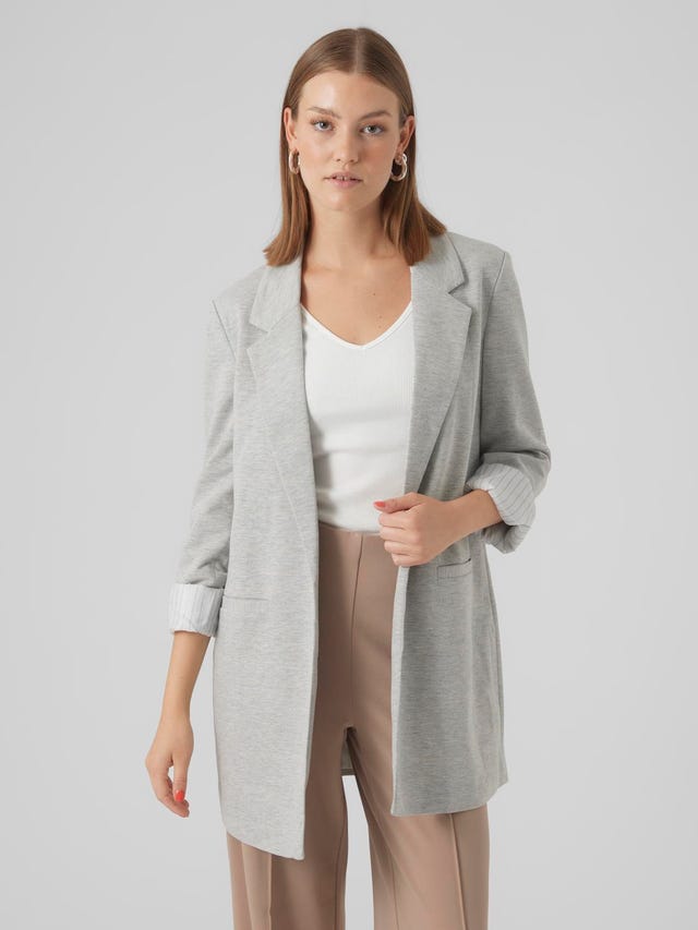 Grey | VMHARUKI Moda® Blazer | Light Vero