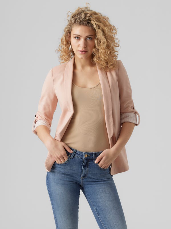 COOFANDY Herencolbert, sportieve blazer, business, colbert, vrije tijd, kostuumjas, jasje voor bruiloft, met één knoop, Donkerblauw, M