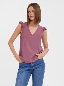 Vero Moda VMASTA Top -Rose Brown - 10280025