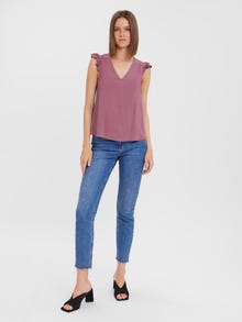 Vero Moda VMASTA Top -Rose Brown - 10280025