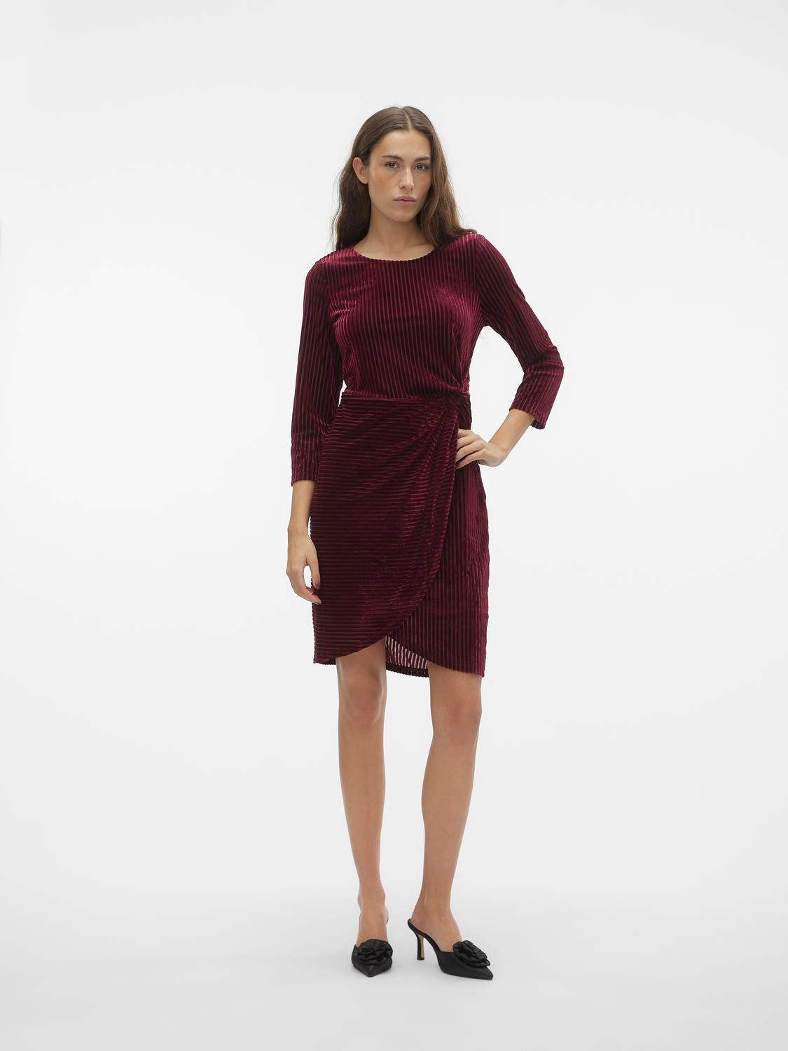 Vero Moda VMELLA Kort kjole -Winetasting - 10280540