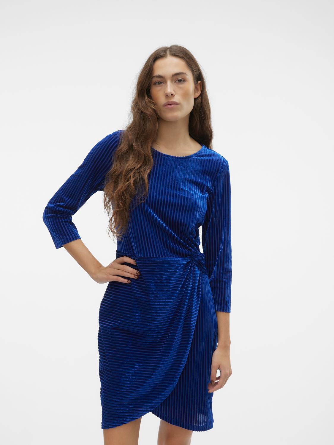 Vero Moda VMELLA Kurzes Kleid -Dazzling Blue - 10280540