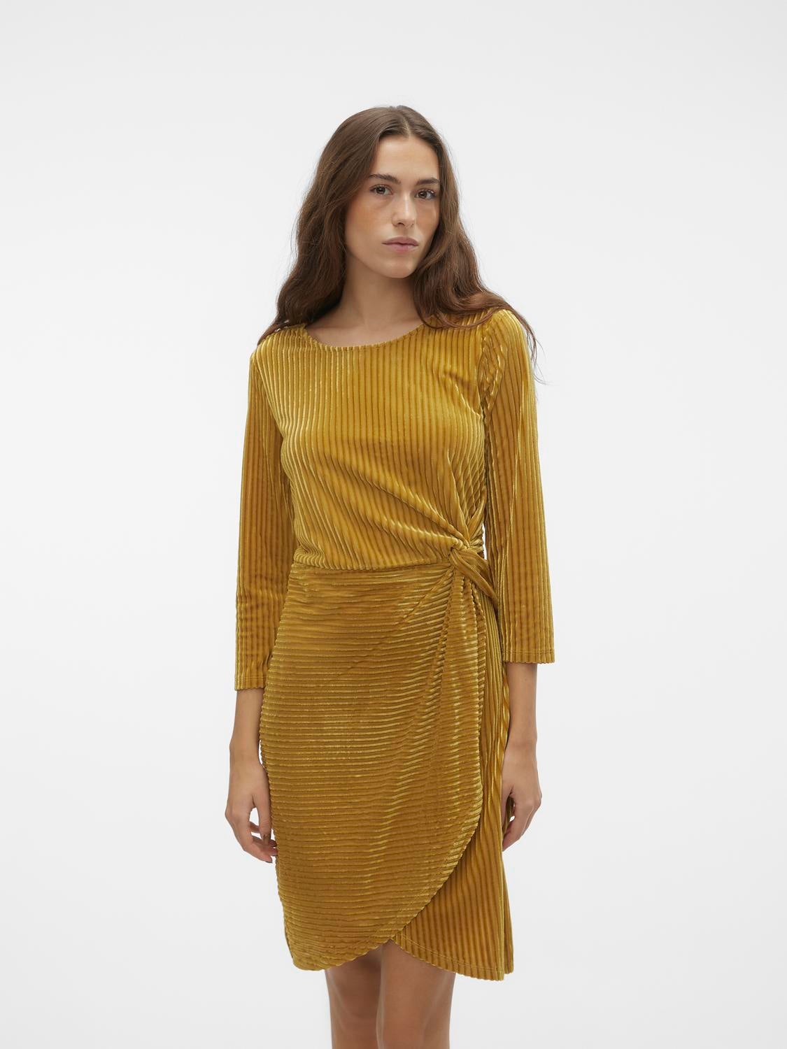 Vero moda gold dress sale