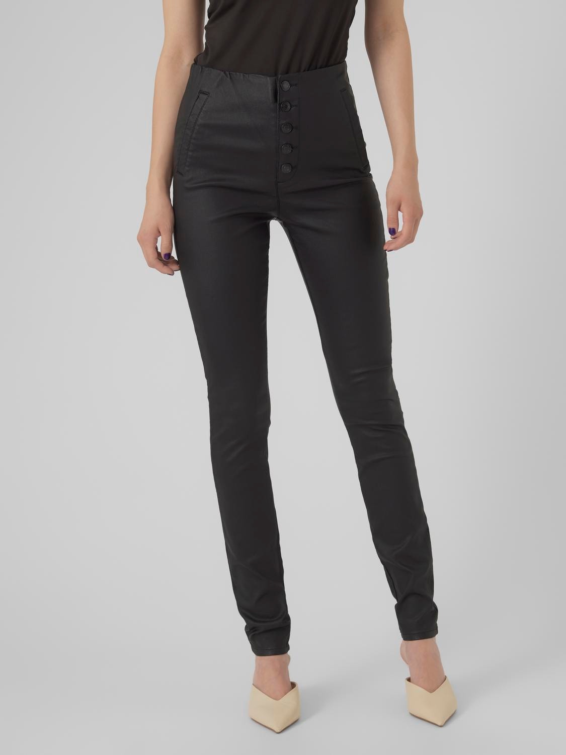 Vero Moda VMSANDY Skinny Fit Jeans -Black - 10280544