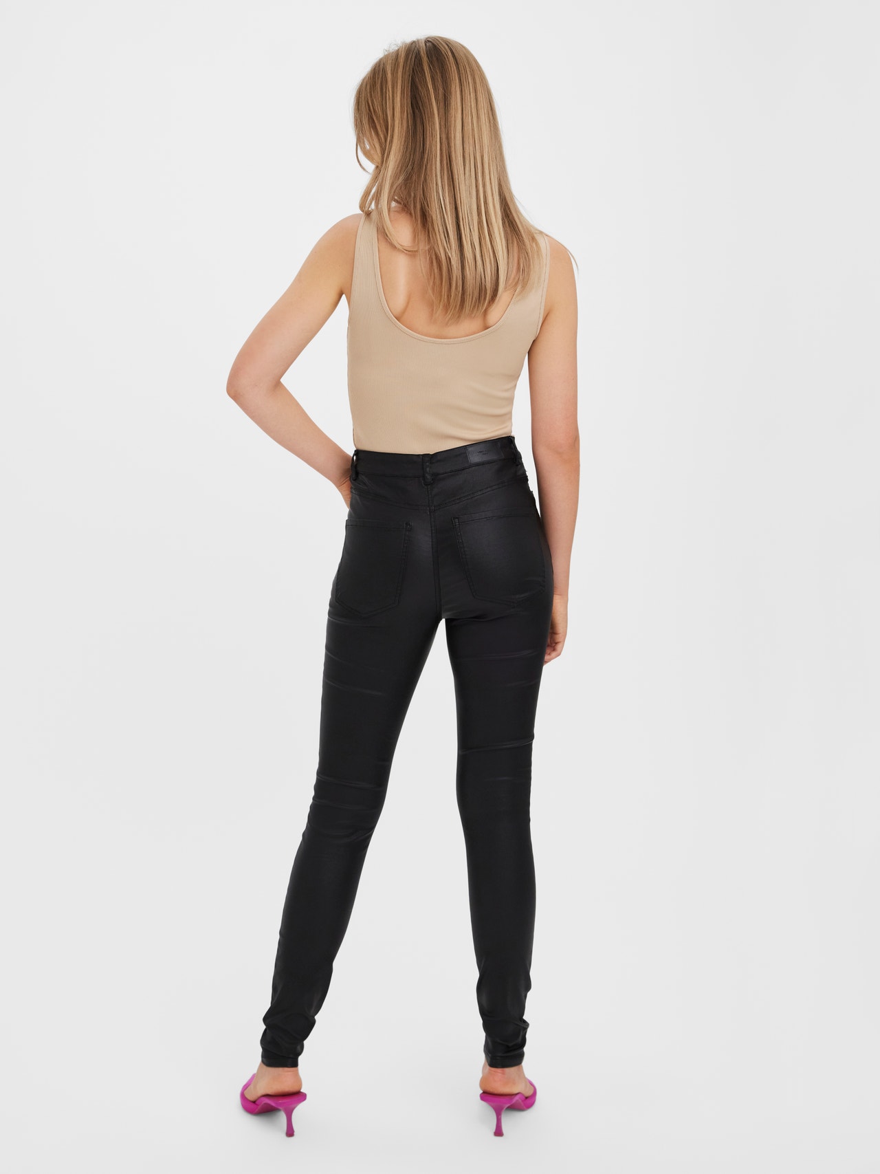 Vero Moda VMSOPHIA Skinny Fit Jeans -Black - 10280555