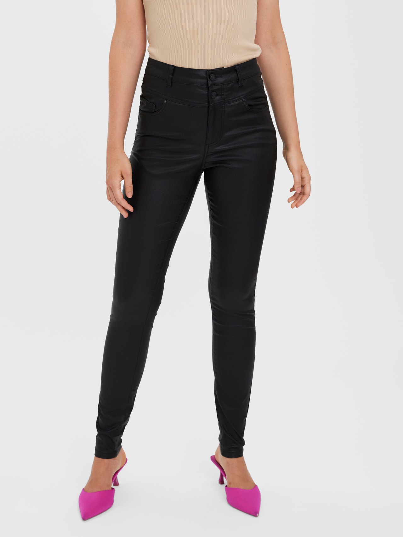 VERO MODA high waist skinny jeans VMSOPHIA stay black | wehkamp VERO MODA high waist skinny jeans VMSOPHIA stay black | wehkamp