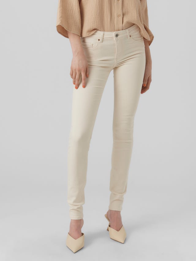 Vero Moda VMLUX Taille moyenne Slim Fit Jeans - 10280614