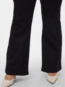 Vero Moda VMSCARLET Mid rise Flared Fit Jeans -Black - 10280667